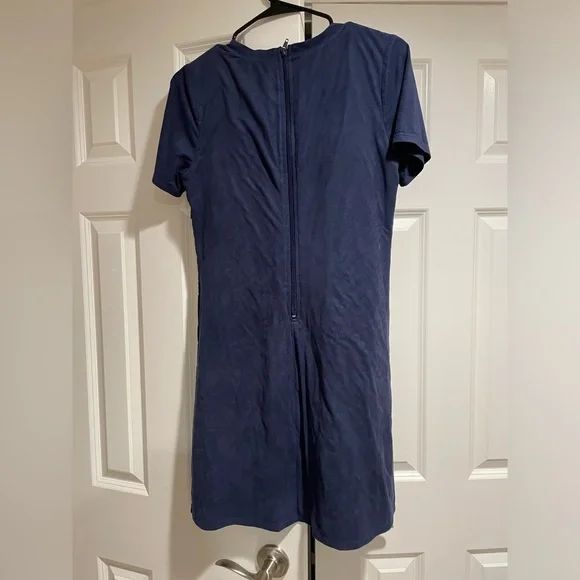 Navy Blue Cutout Dress - Picture 2 of 4